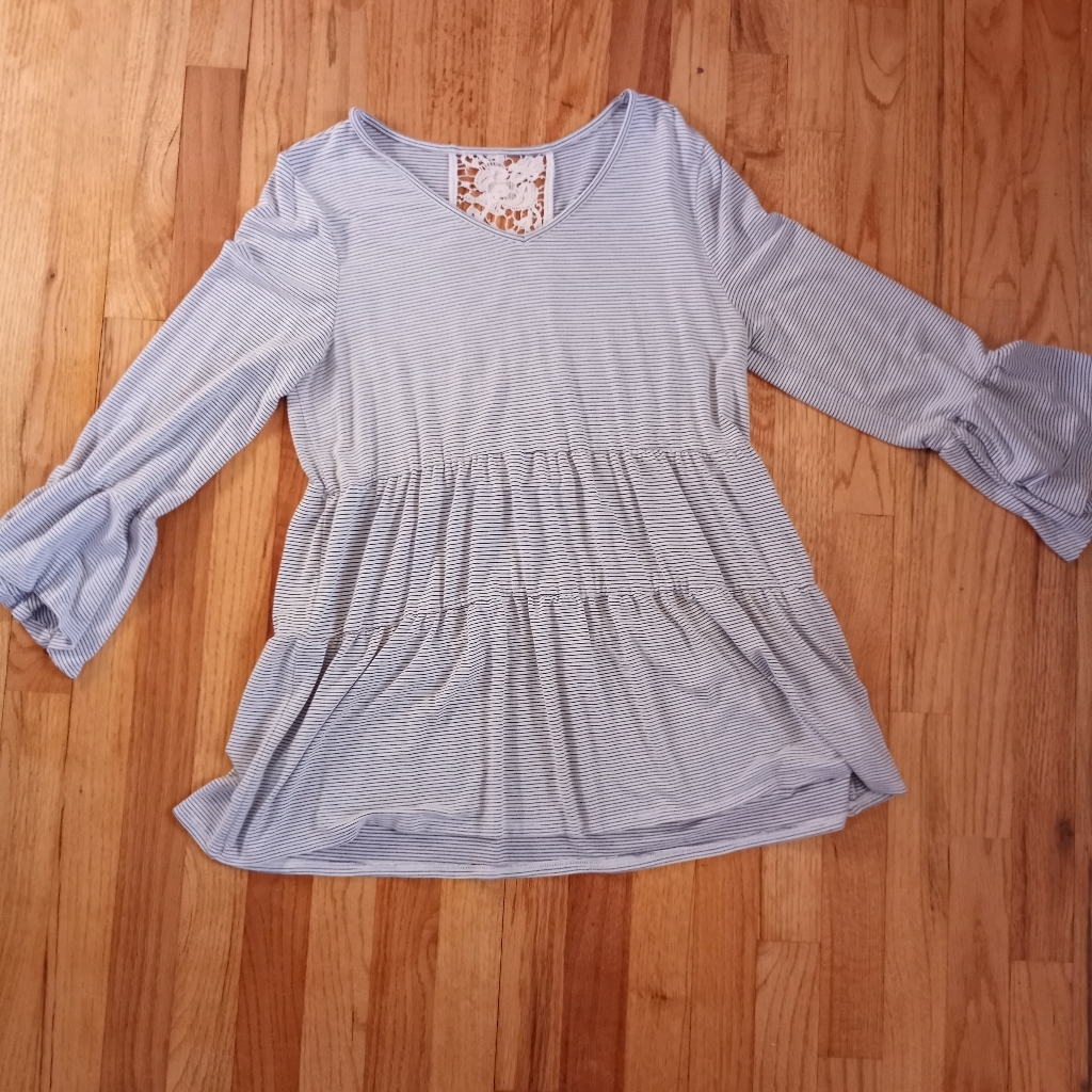 Babydoll Top With Lace Back